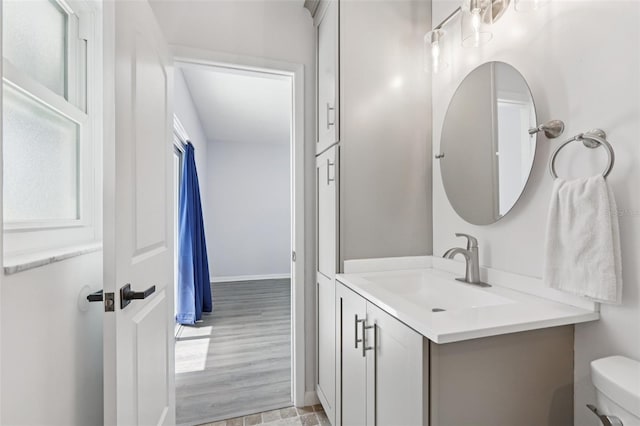 1009 Black Knight Dr, Valrico, FL 33594 - bathroom with vanity and toilet