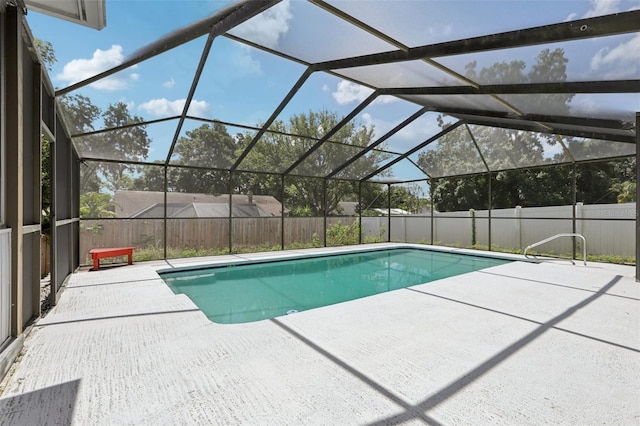 1009 Black Knight Dr, Valrico, FL 33594 - view of pool featuring a patio and a fenced backyard