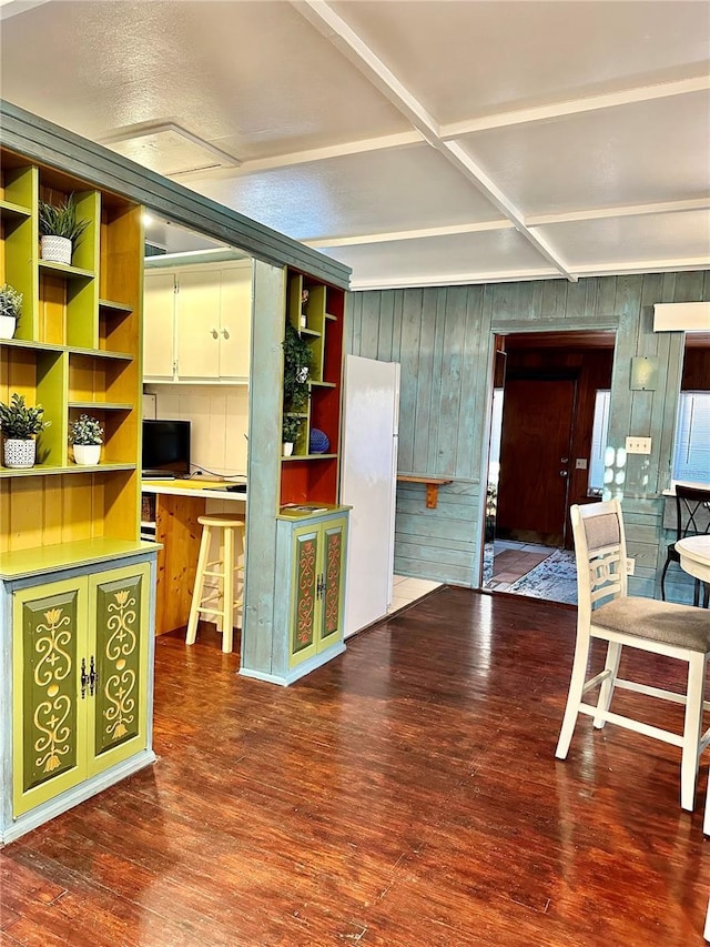 kitchen featuring hardwood / wood-style floors