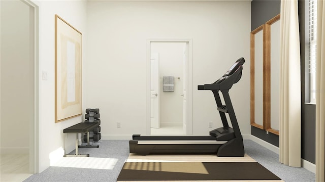 view of exercise room