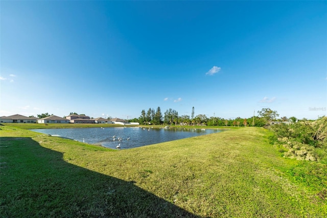 property view of water