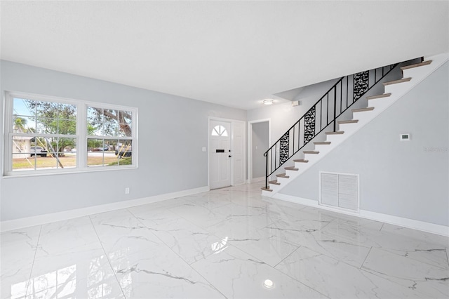 view of foyer entrance