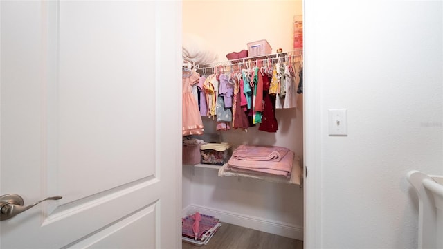 view of closet