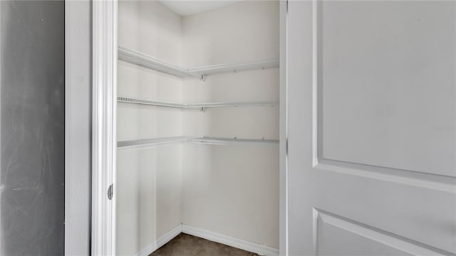 view of pantry