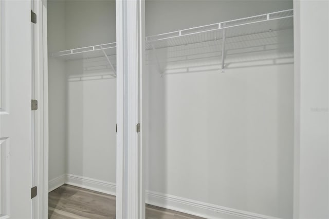 view of closet