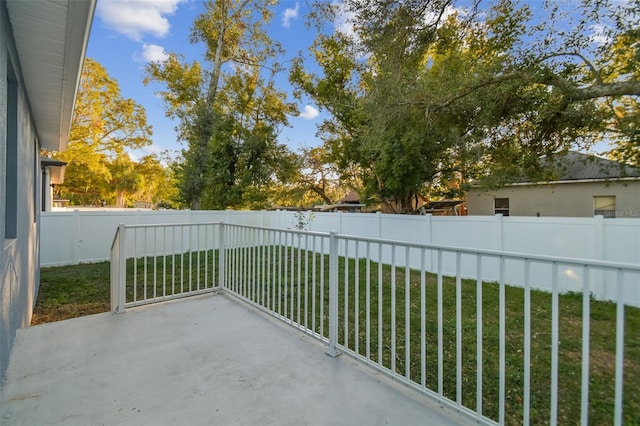 balcony featuring a patio