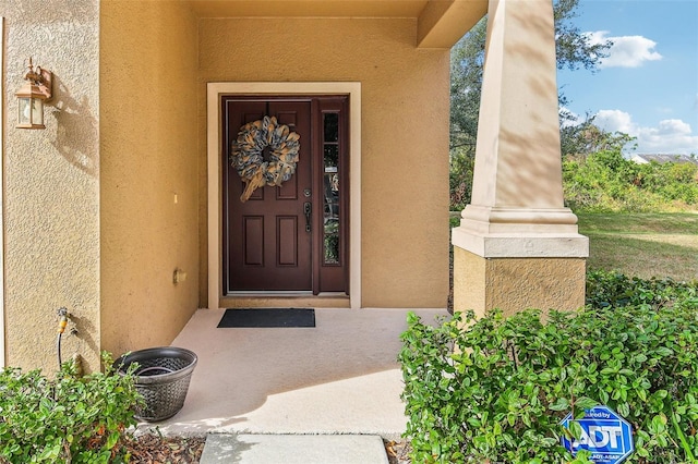 view of entrance to property