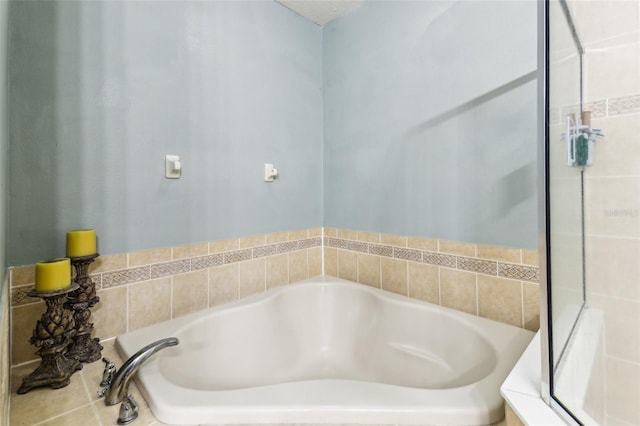 bathroom with a bathing tub