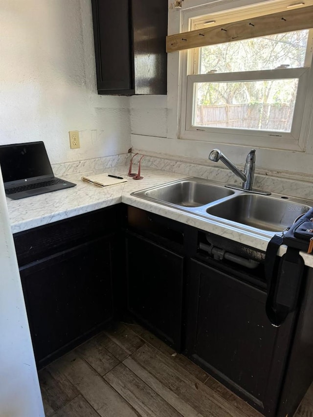 kitchen featuring sink