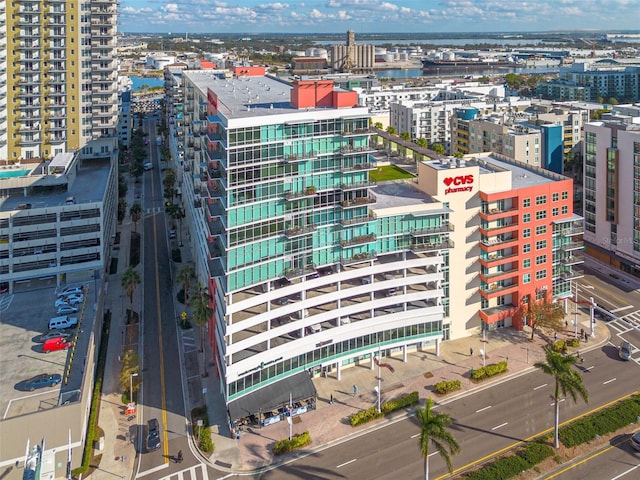 1120 E Kennedy Blvd Unit 1221, Tampa, FL 33602 - view of apartment building / complex with a city view and a water view
