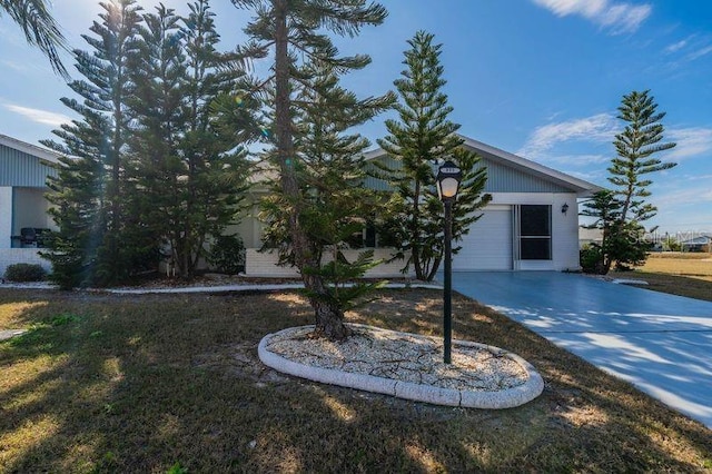 view of property hidden behind natural elements