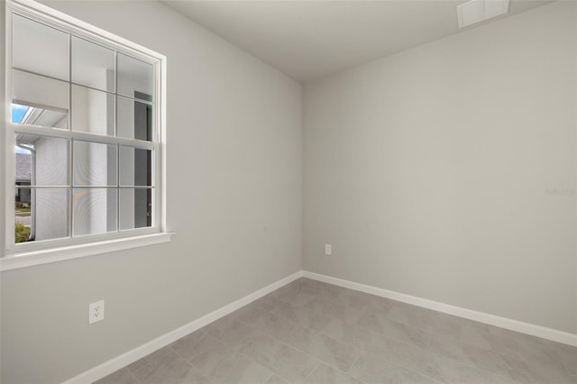 view of unfurnished room