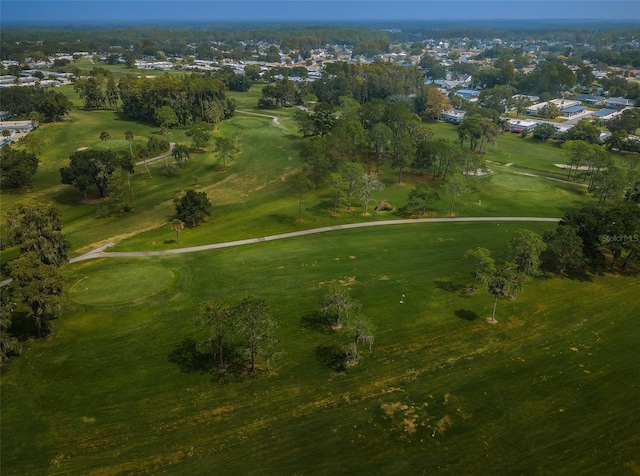 birds eye view of property featuring a rural view