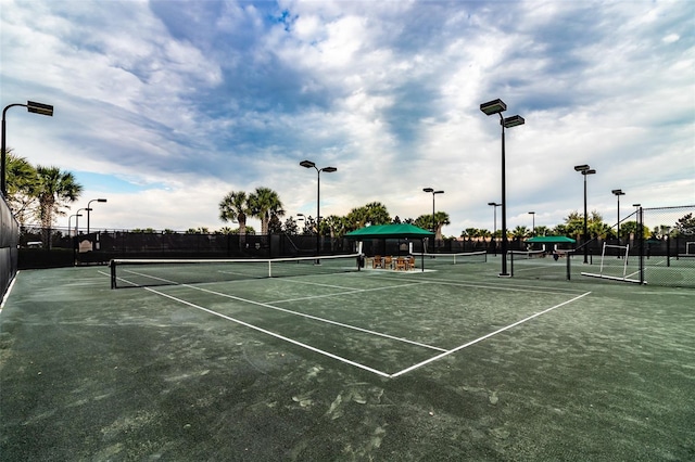 view of tennis court