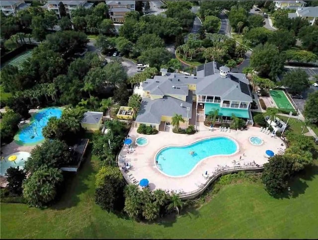 606 Gran Bahama Blvd Unit 29-606, Davenport, FL 33897 - aerial perspective of suburban area with a pool
