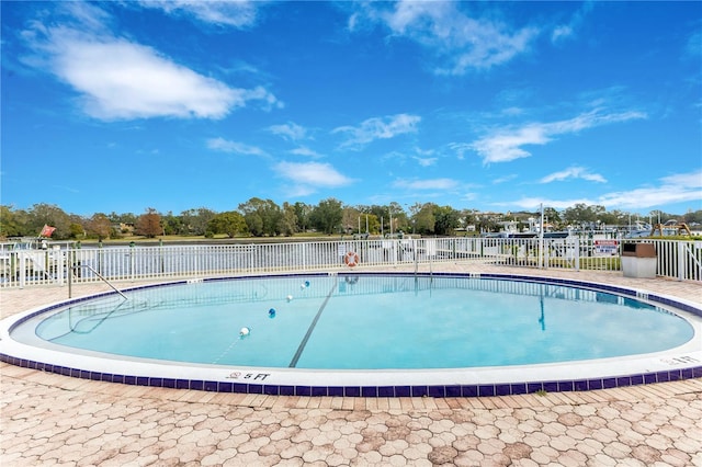 view of pool