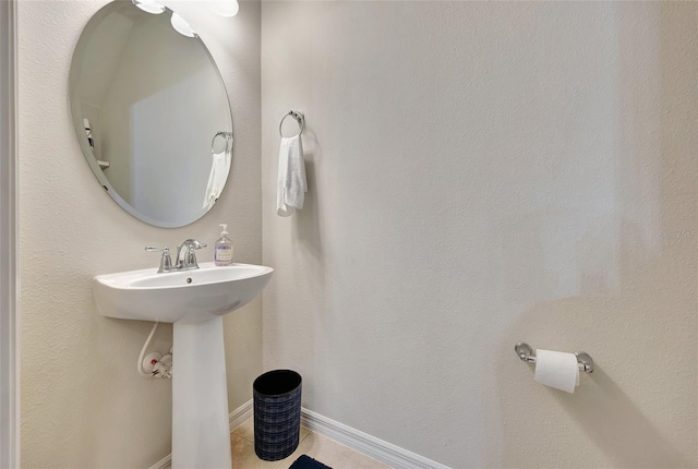 bathroom featuring tile patterned floors