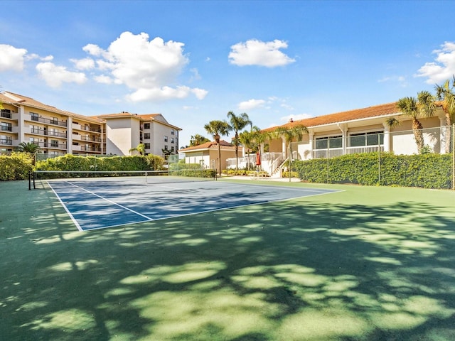 view of sport court