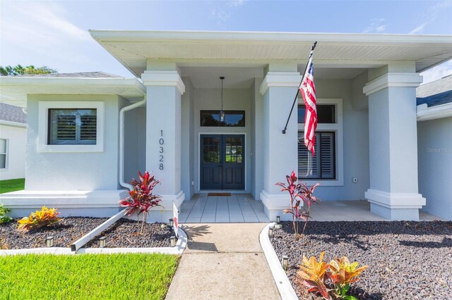 10328 Henderson St, Spring Hill, FL 34608 - property entrance featuring covered porch