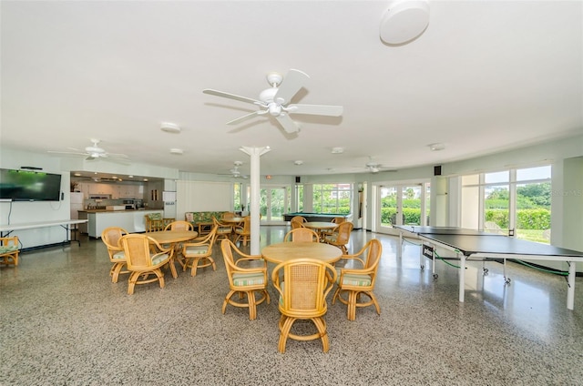 view of dining area