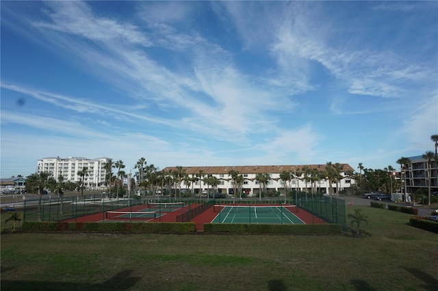 surrounding community featuring a lawn