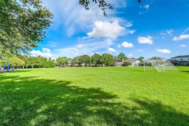 view of yard