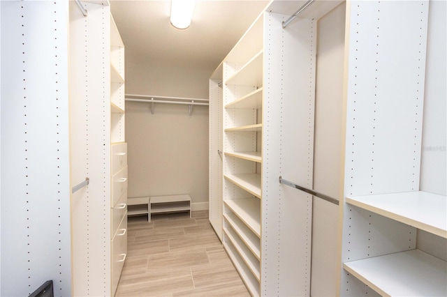 736 Island Way Unit 606, Clearwater Beach, FL 33767 - walk in closet with light wood-type flooring