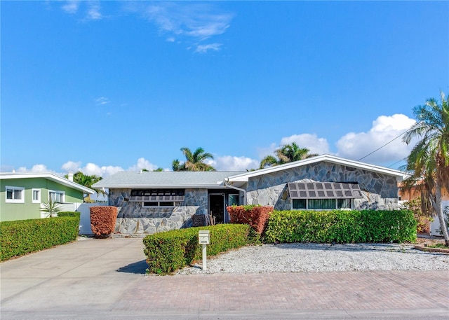 view of ranch-style home