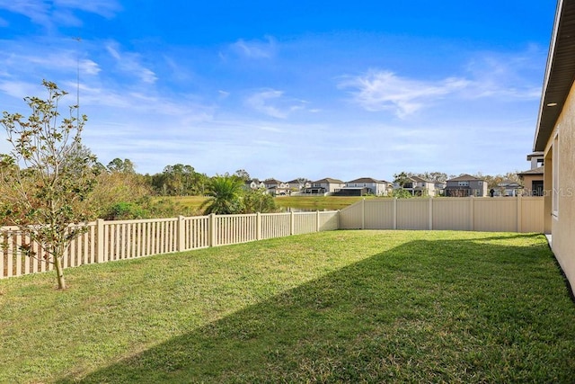 view of yard