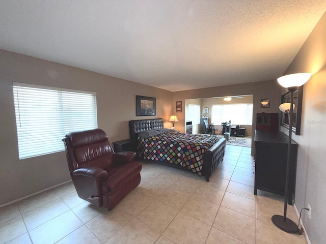 view of tiled bedroom