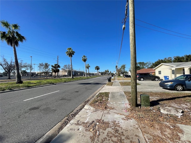 view of road