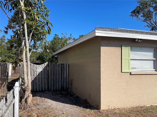 view of side of property