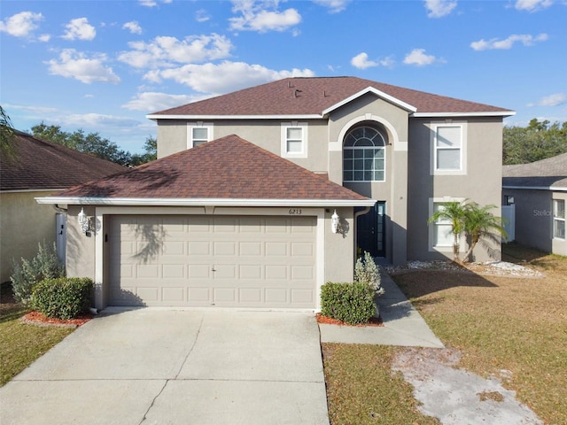 6213 Venezia Pl, Riverview, FL 33578 - front facade with a garage