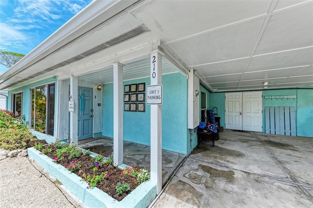 view of entrance to property