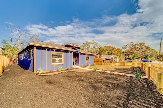 view of rear view of property