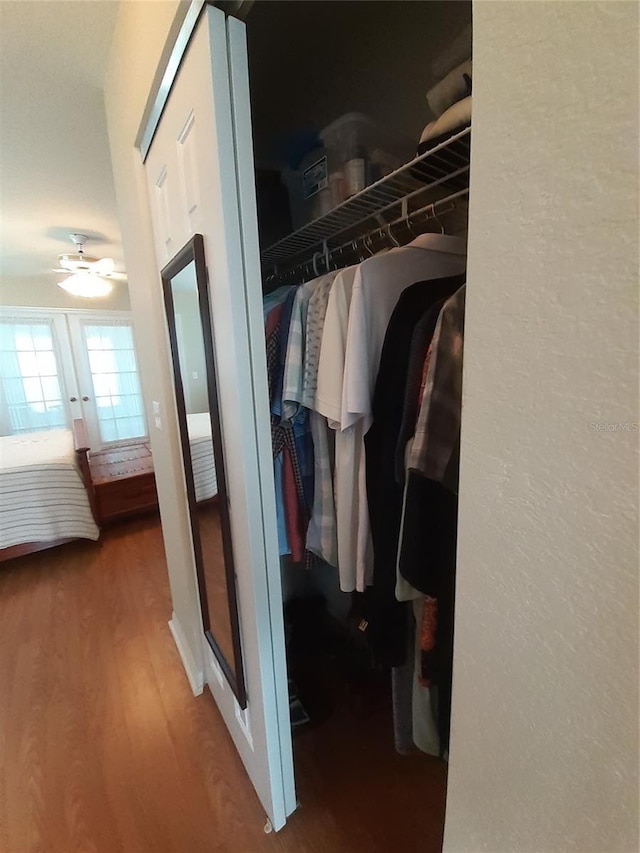 view of closet