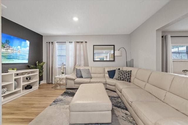 1504 E Mcberry St, Tampa, FL 33610 - living area featuring wood finished floors