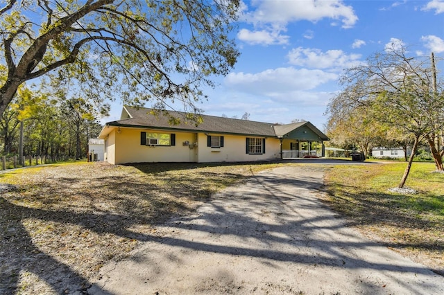 view of ranch-style house