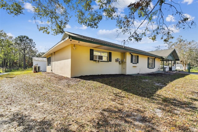 view of side of property