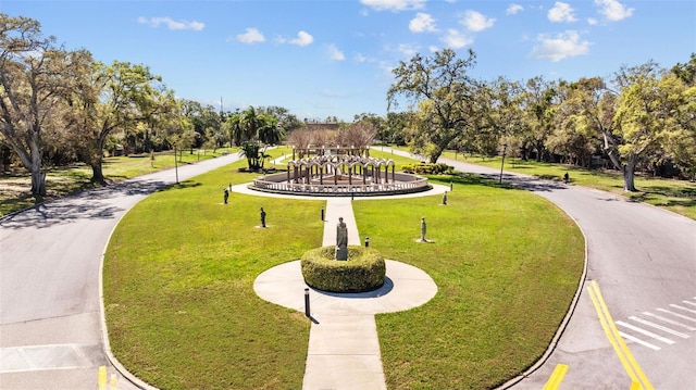 surrounding community featuring a yard