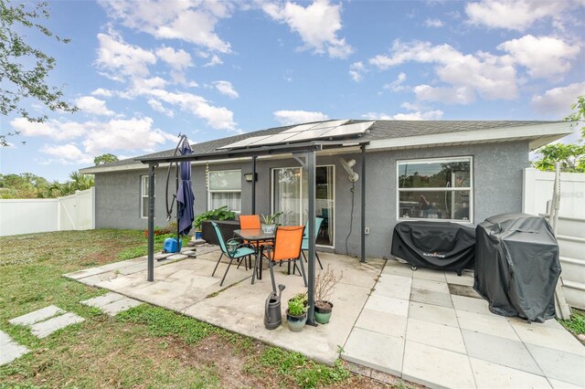 view of patio with grilling area