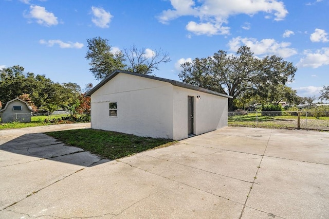 view of side of property