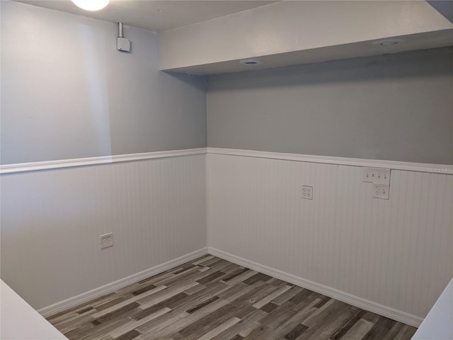 interior space featuring hardwood / wood-style floors