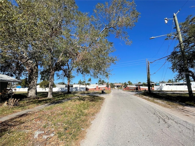 view of road