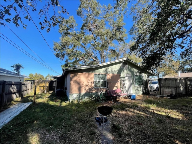 view of rear view of property