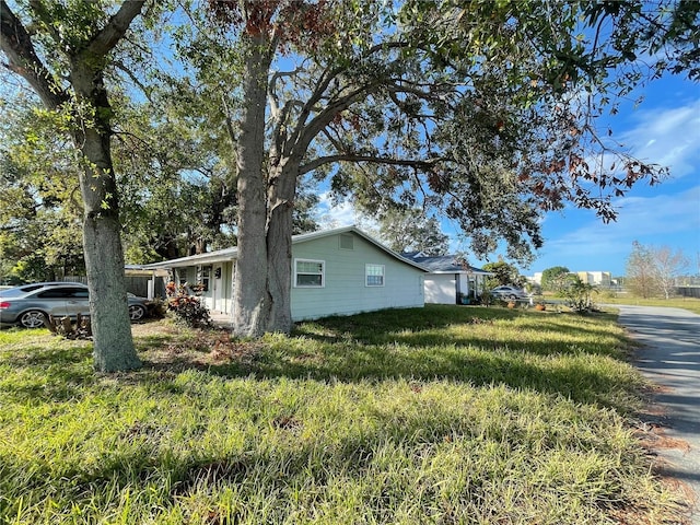 view of side of property