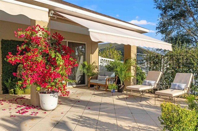 view of patio