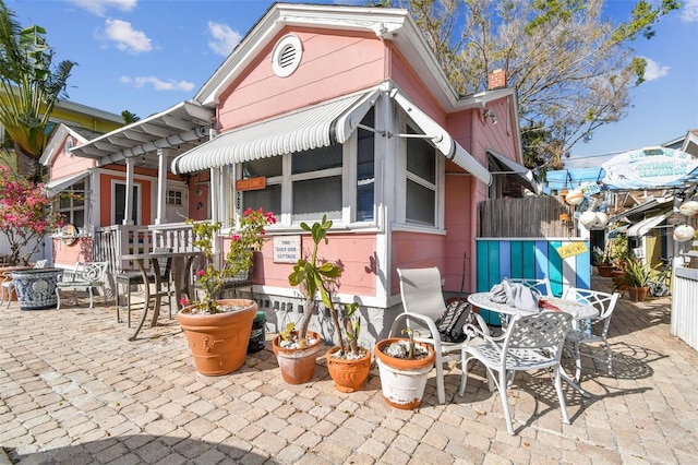 exterior space featuring a patio area