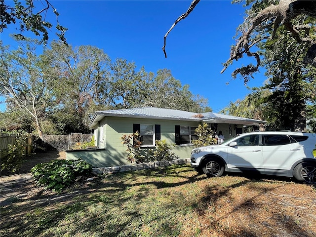 view of front of home