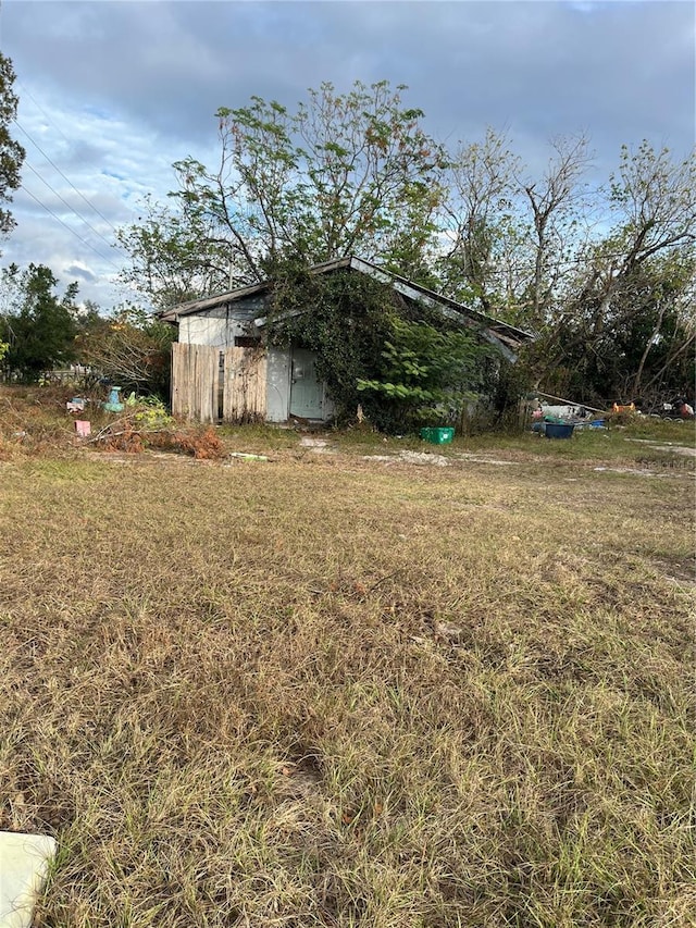 view of yard